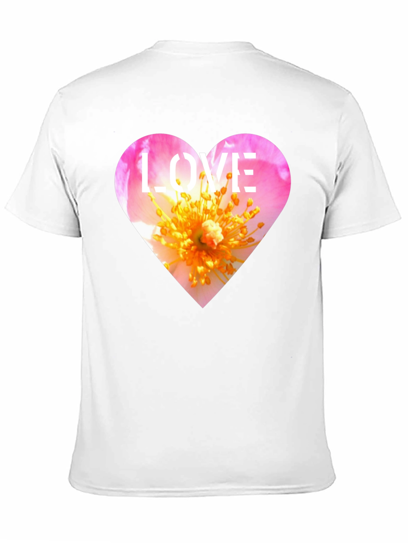 Love Heart Floral T-Shirt - Stylish Graphic Tee