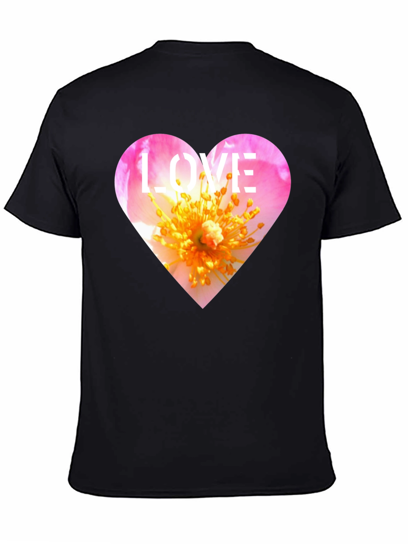 Love Heart Floral T-Shirt - Stylish Graphic Tee