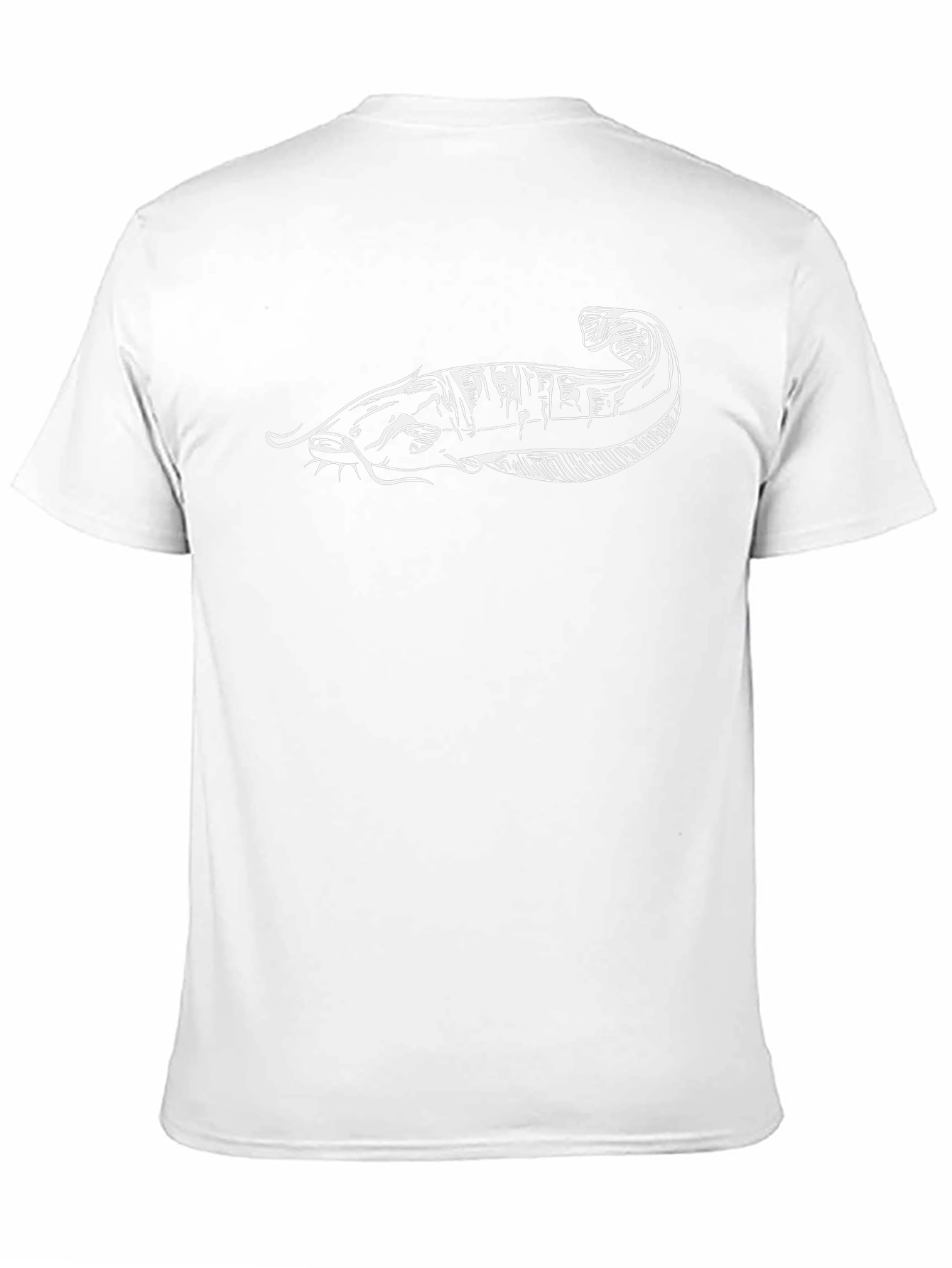 Catfish Graphic Tee - Black Cotton T-Shirt