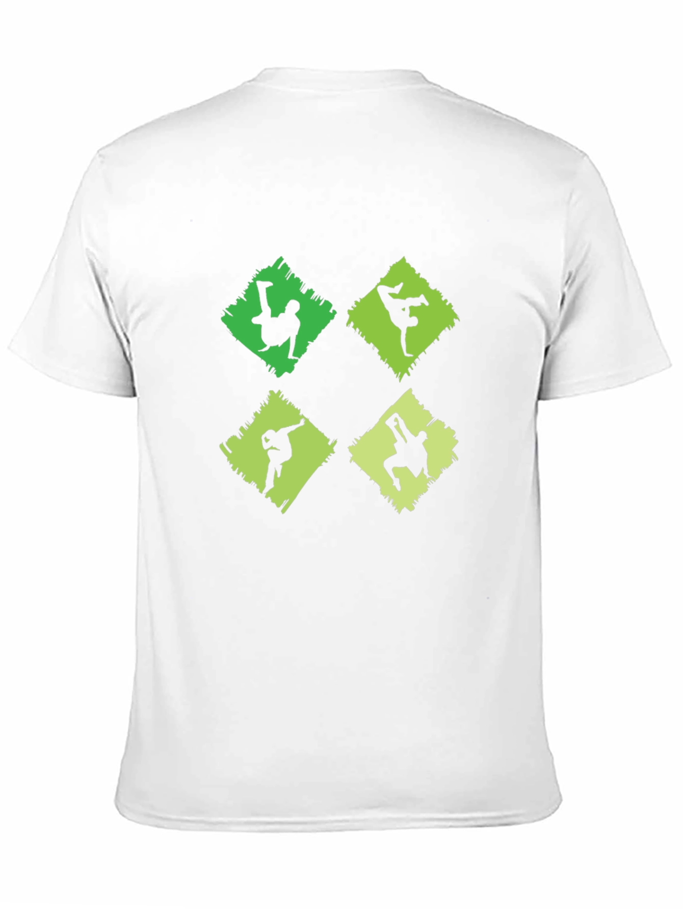 Black T-Shirt with Breakdance Graphic