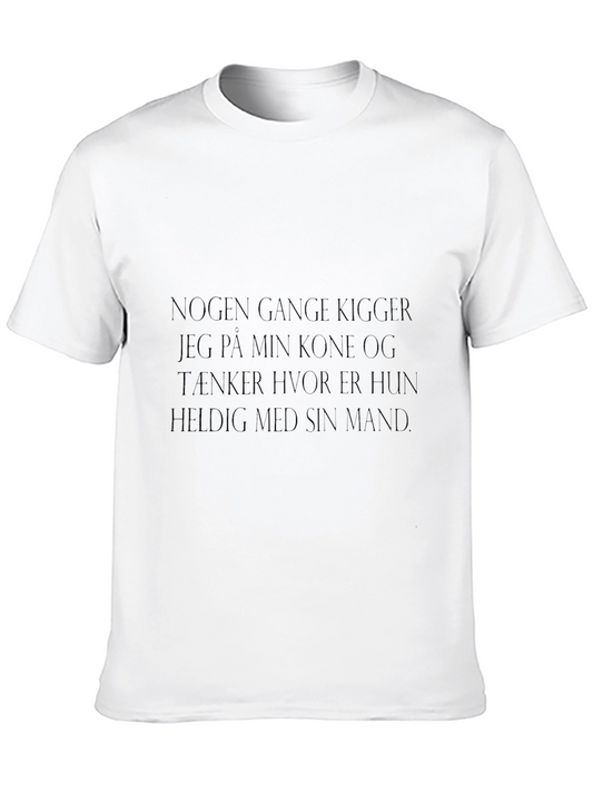 Funny Husband T-Shirt - Danish Humor