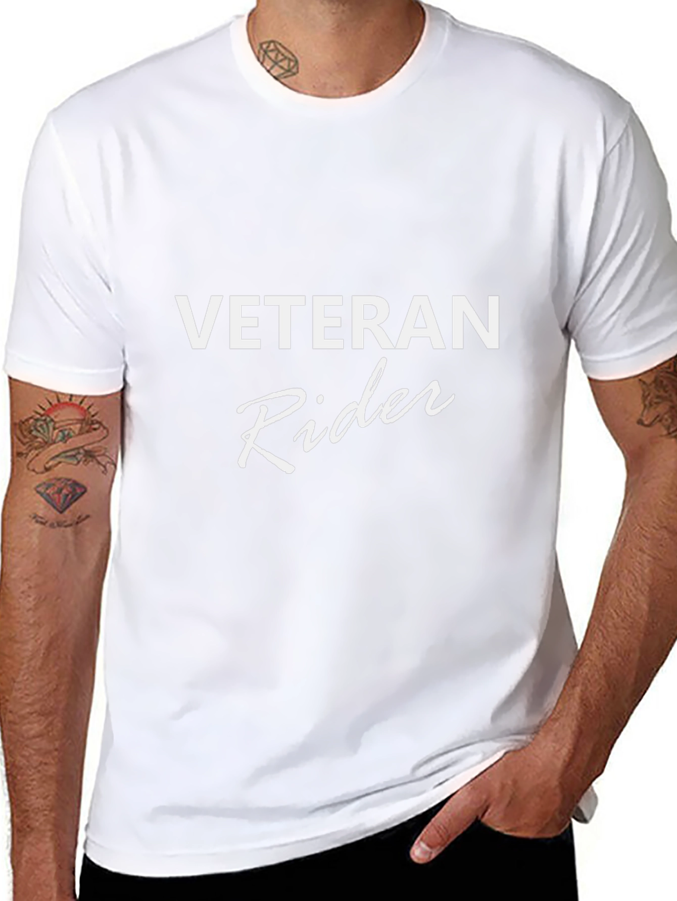 Veteran Rider Black T-Shirt