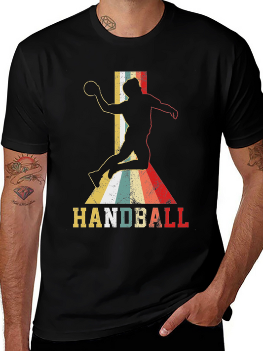 Vintage Handball Player T-Shirt