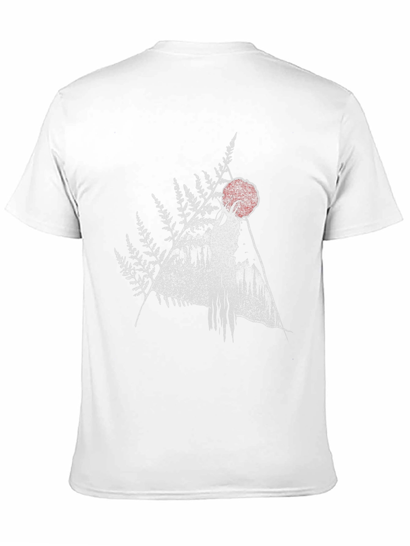 Nature Spirit Graphic Tee - Black Cotton Blend Shirt