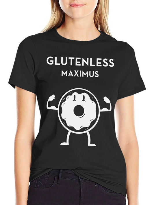 Glutenless Maximus T-Shirt - Funny Donut Gym Tee