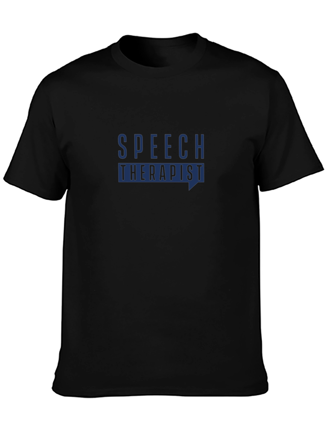 Speech Therapist Graphic Tee - Black Unisex T-Shirt