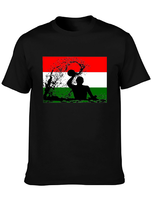 Hungary Water Polo T-Shirt - Black