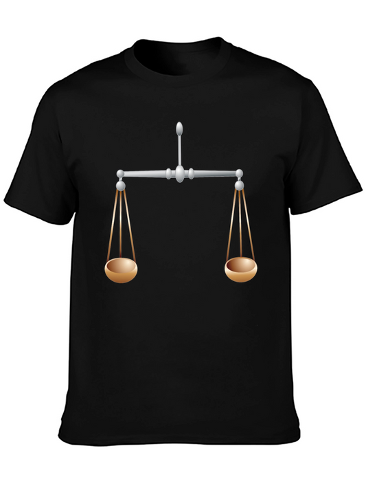 Scales of Justice Graphic Tee - Balance & Fairness
