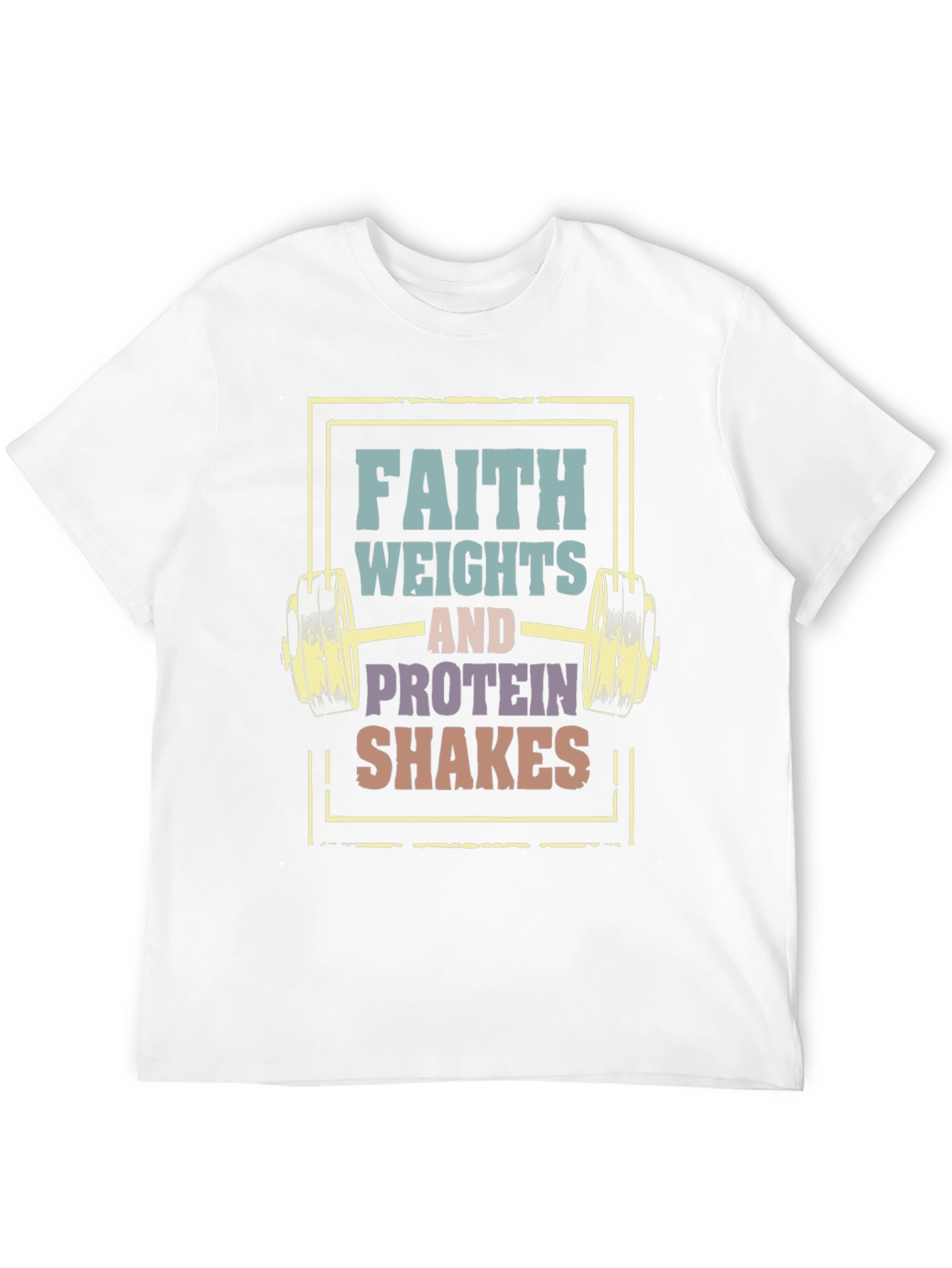 Faith Weights Protein Shakes Graphic Tee