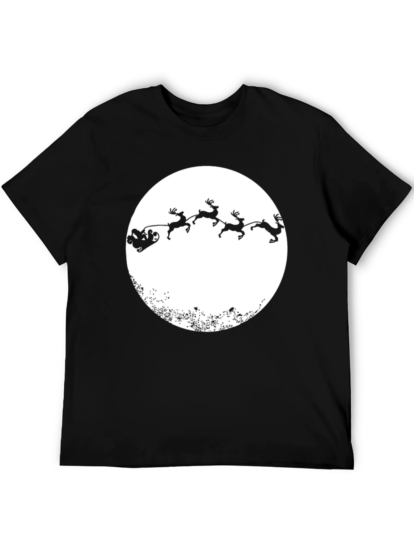 Santas Sleigh T-Shirt - Holiday Tee