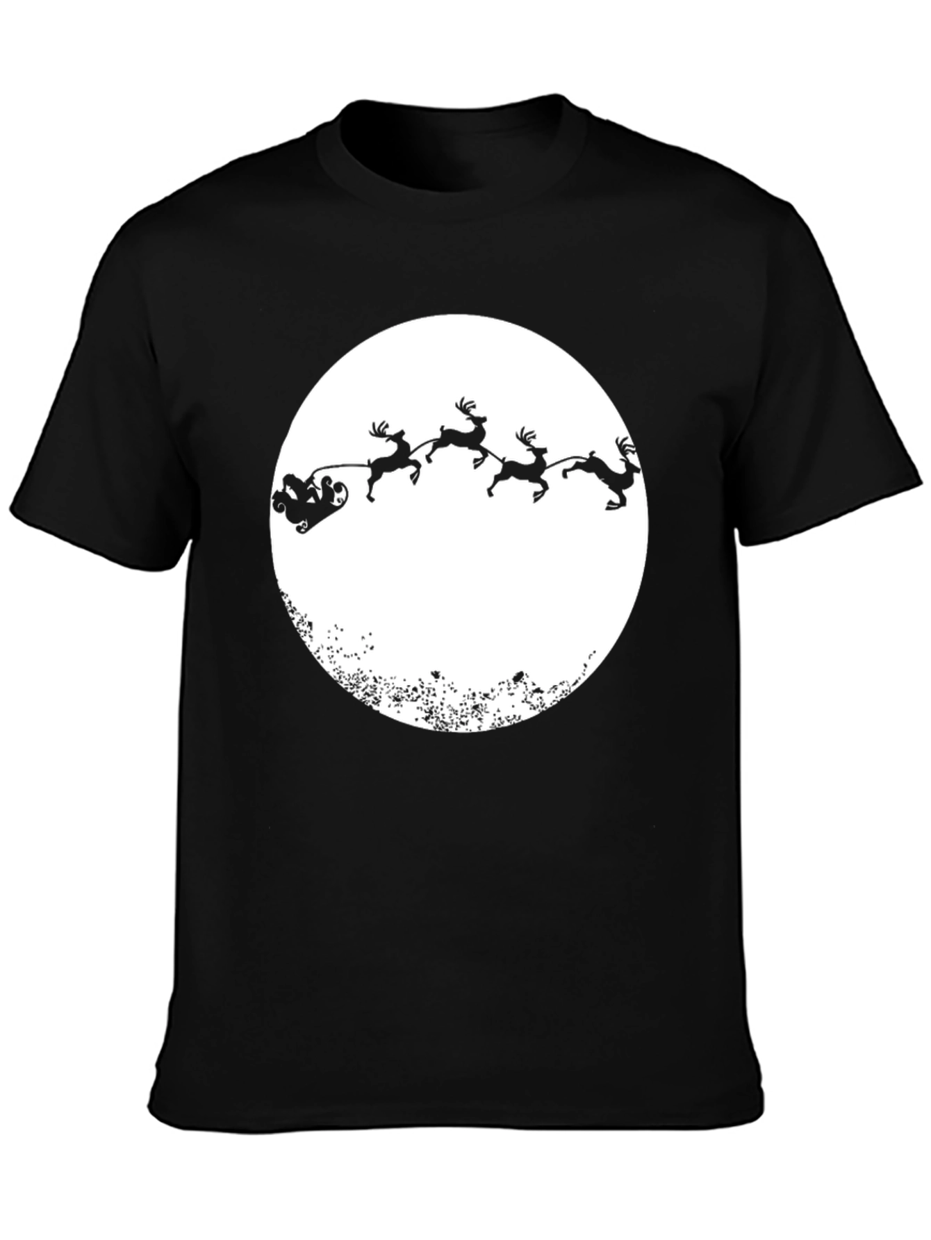 Santas Sleigh T-Shirt - Holiday Tee