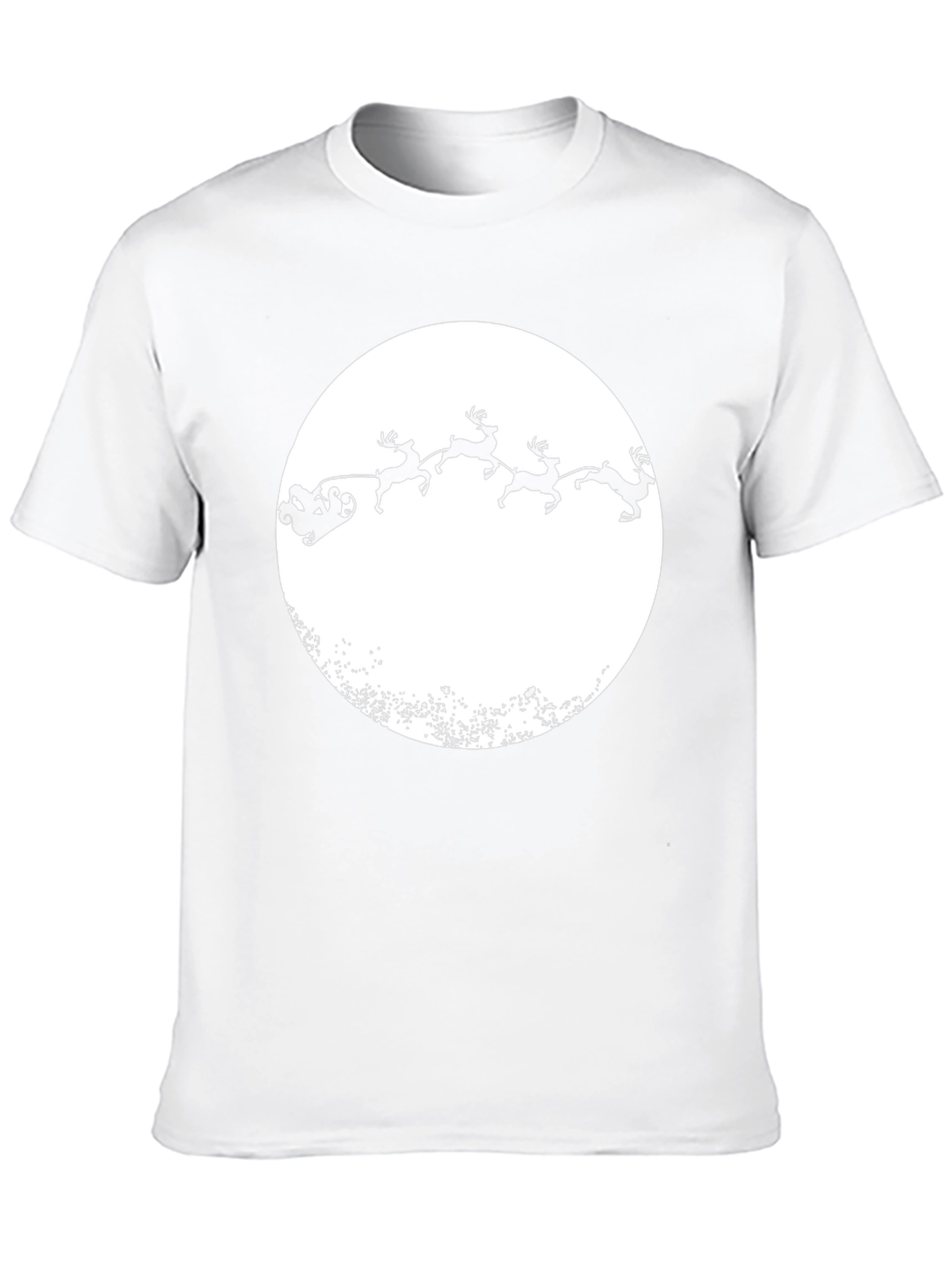 Santas Sleigh T-Shirt - Holiday Tee