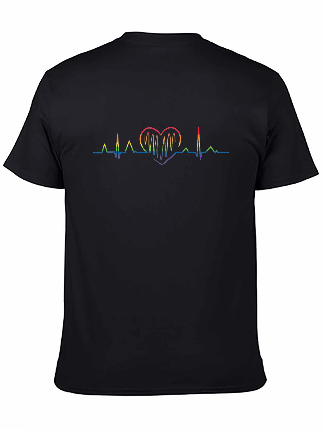 LGBTQ+ Rainbow Heartbeat T-Shirt