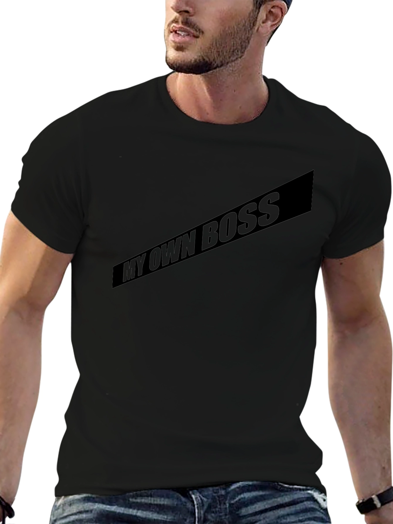 My Own Boss Black T-Shirt