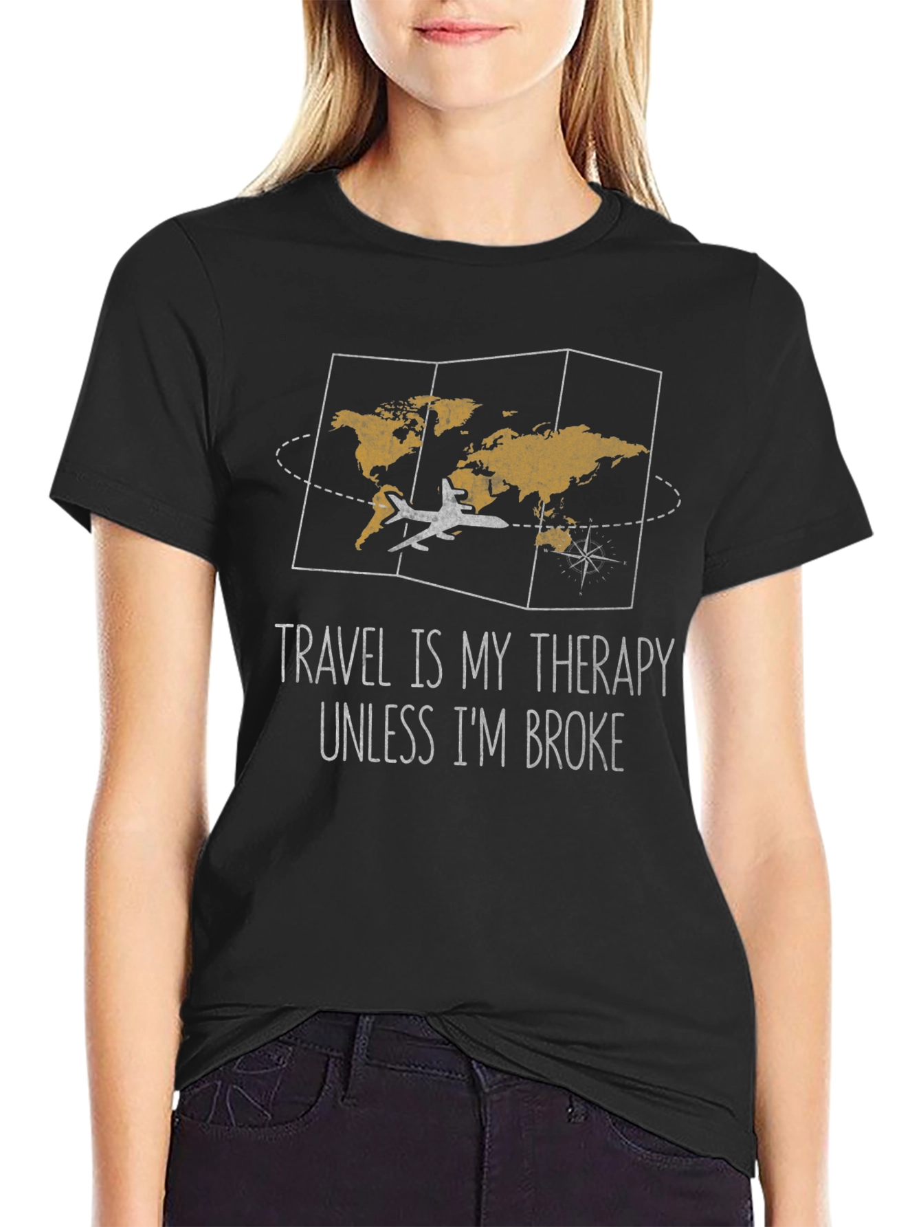 Travel Therapy T-Shirt: Adventure Awaits!