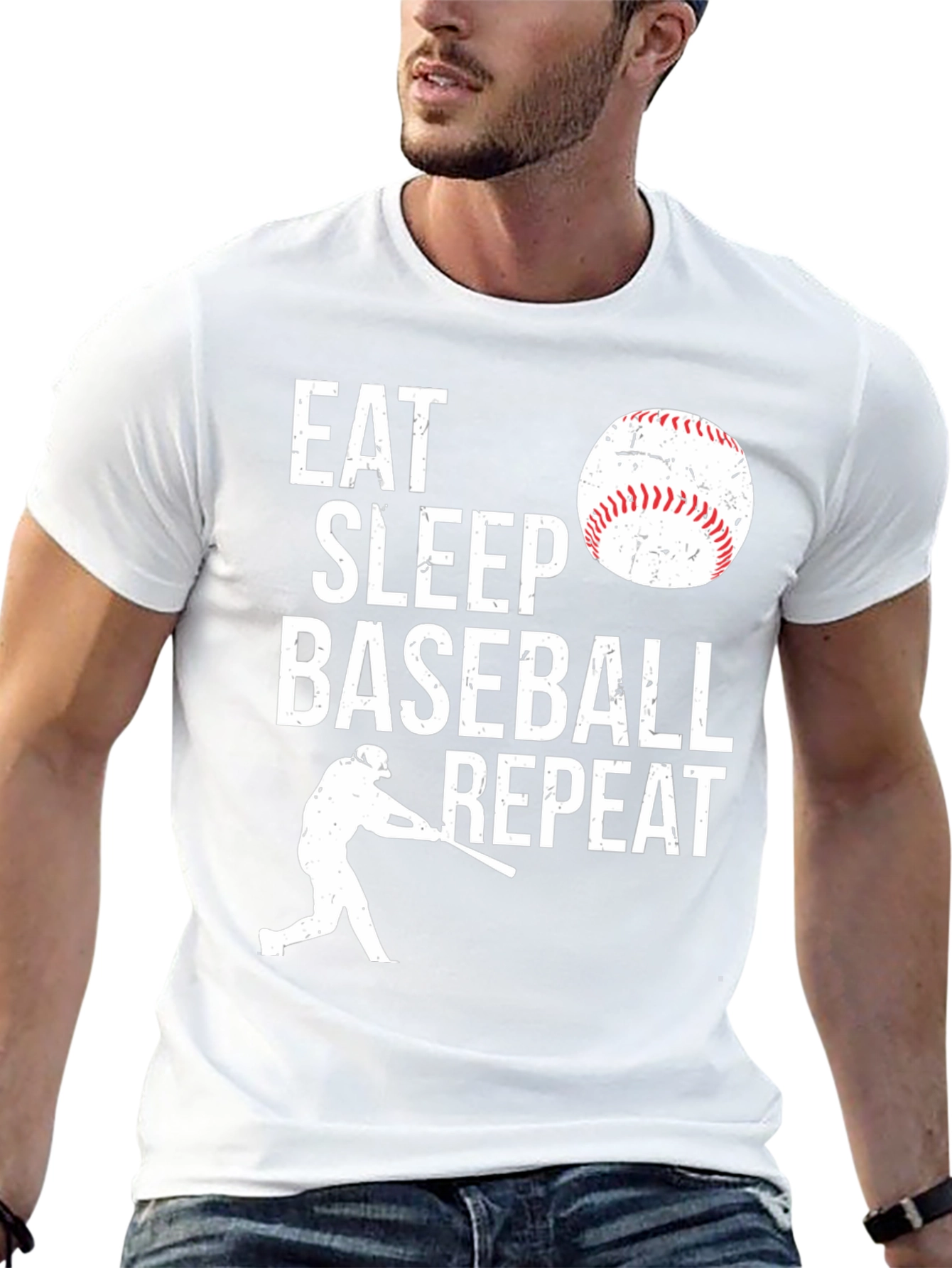 Eat Sleep Baseball Repeat T-Shirt