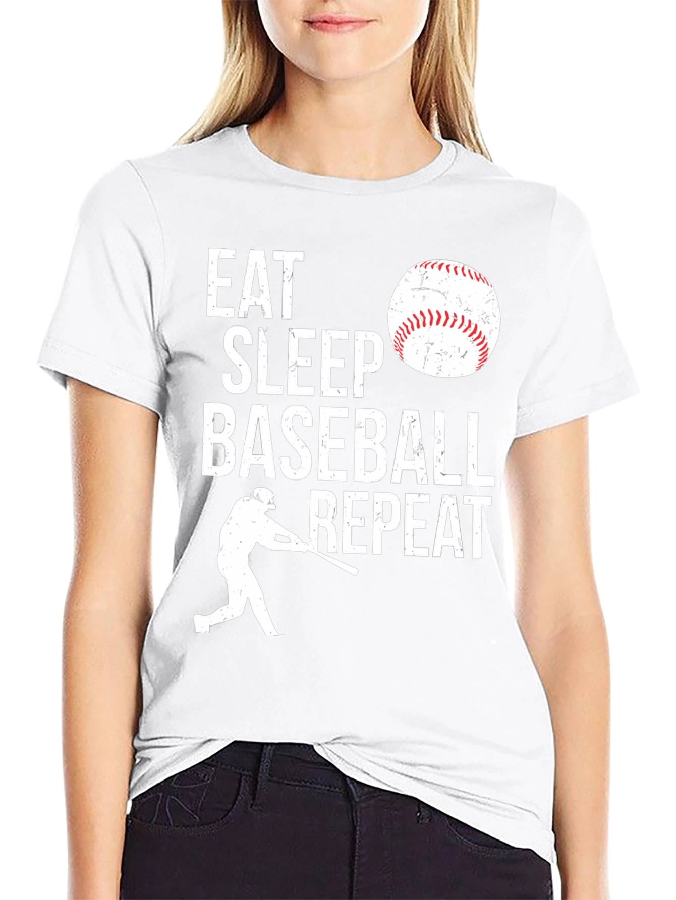 Eat Sleep Baseball Repeat T-Shirt