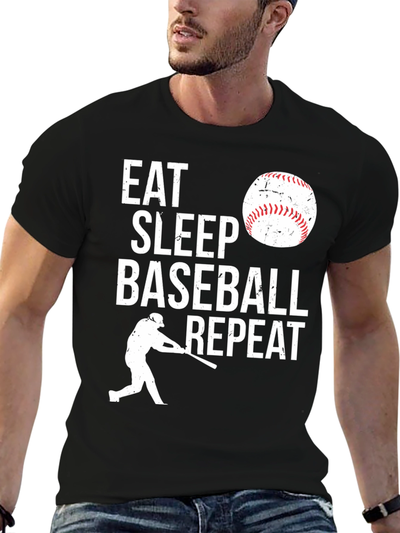 Eat Sleep Baseball Repeat T-Shirt