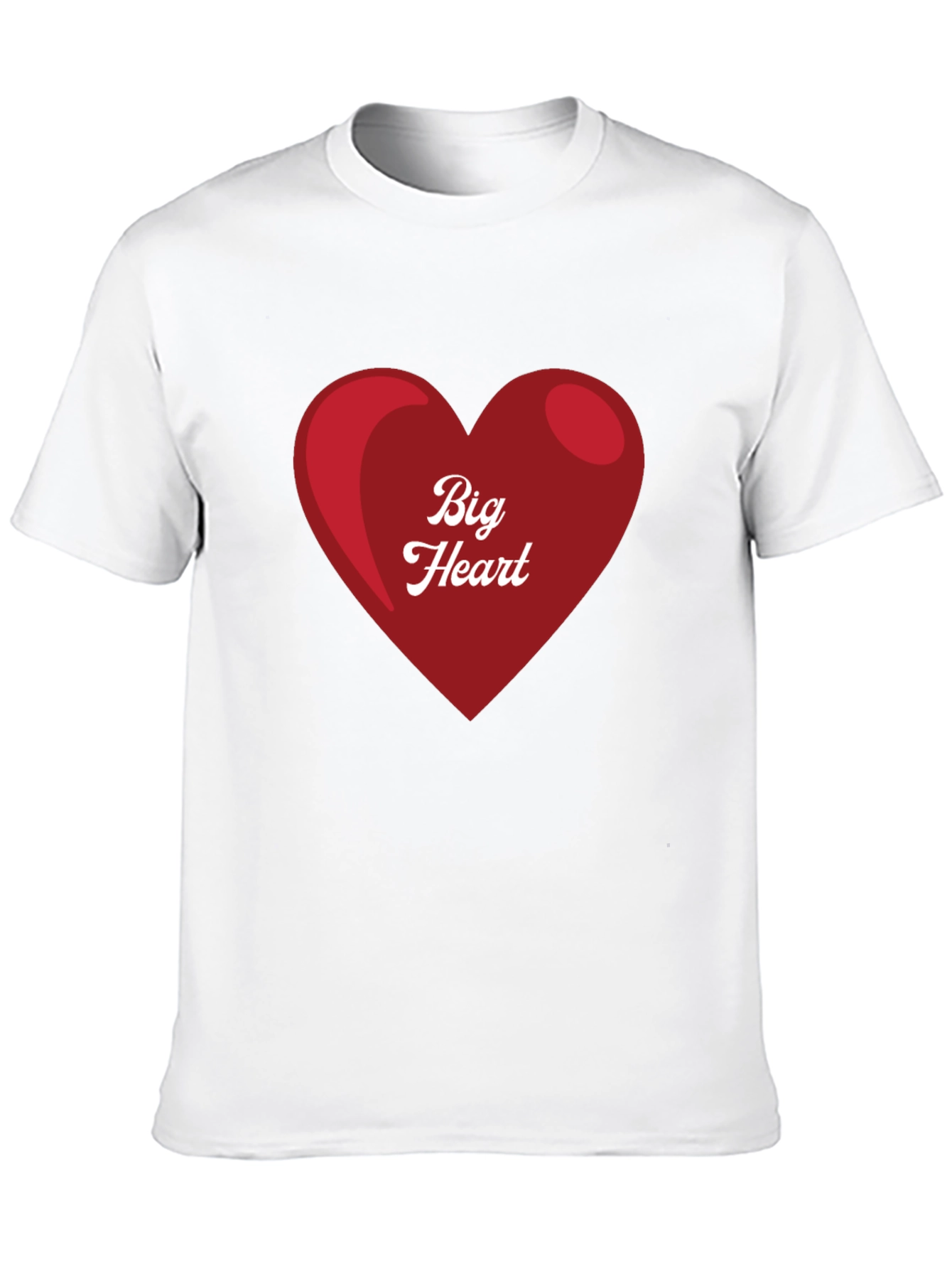 Big Heart Graphic Tee - Stylish Black T-Shirt