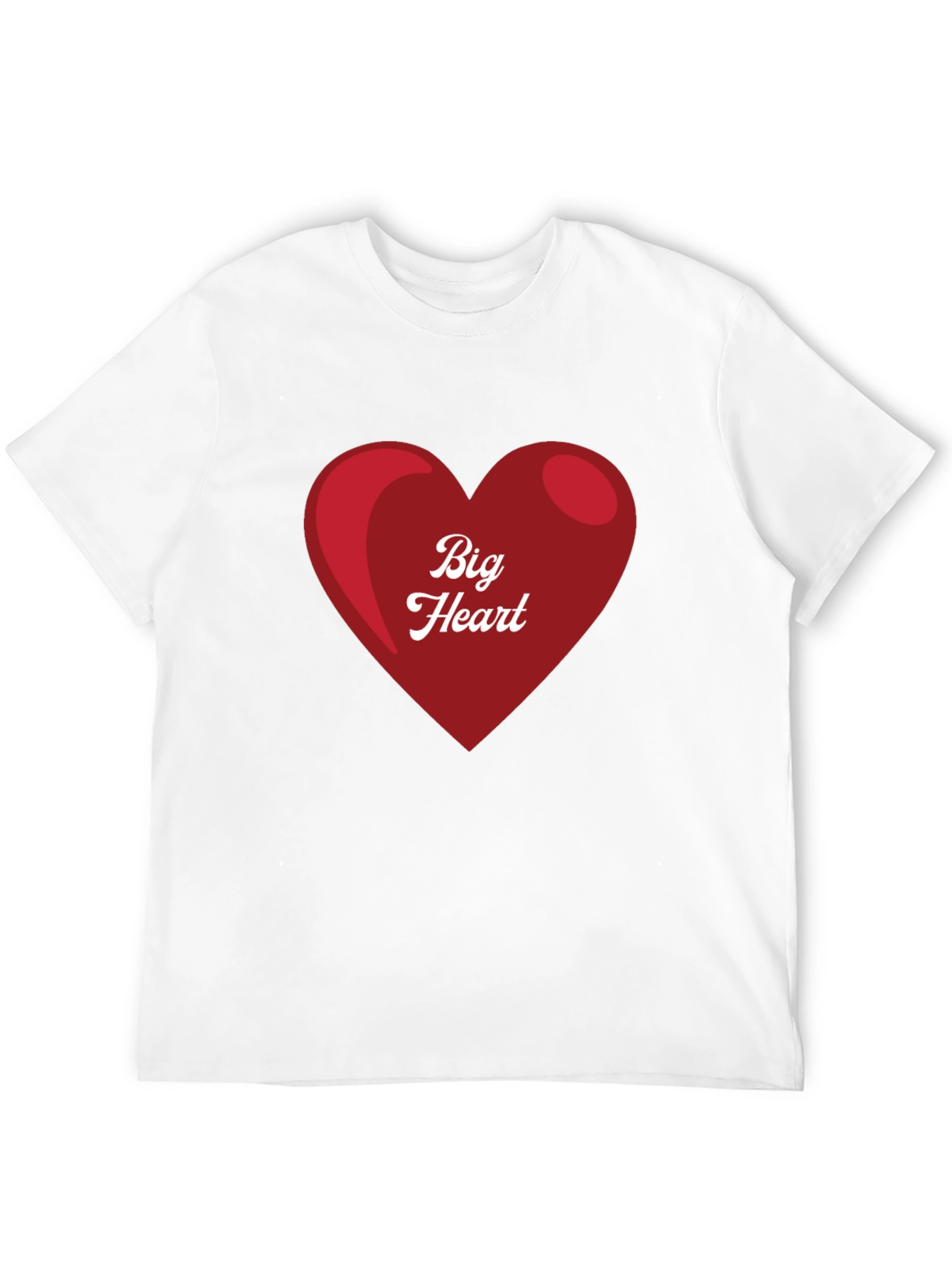 Big Heart Graphic Tee - Stylish Black T-Shirt