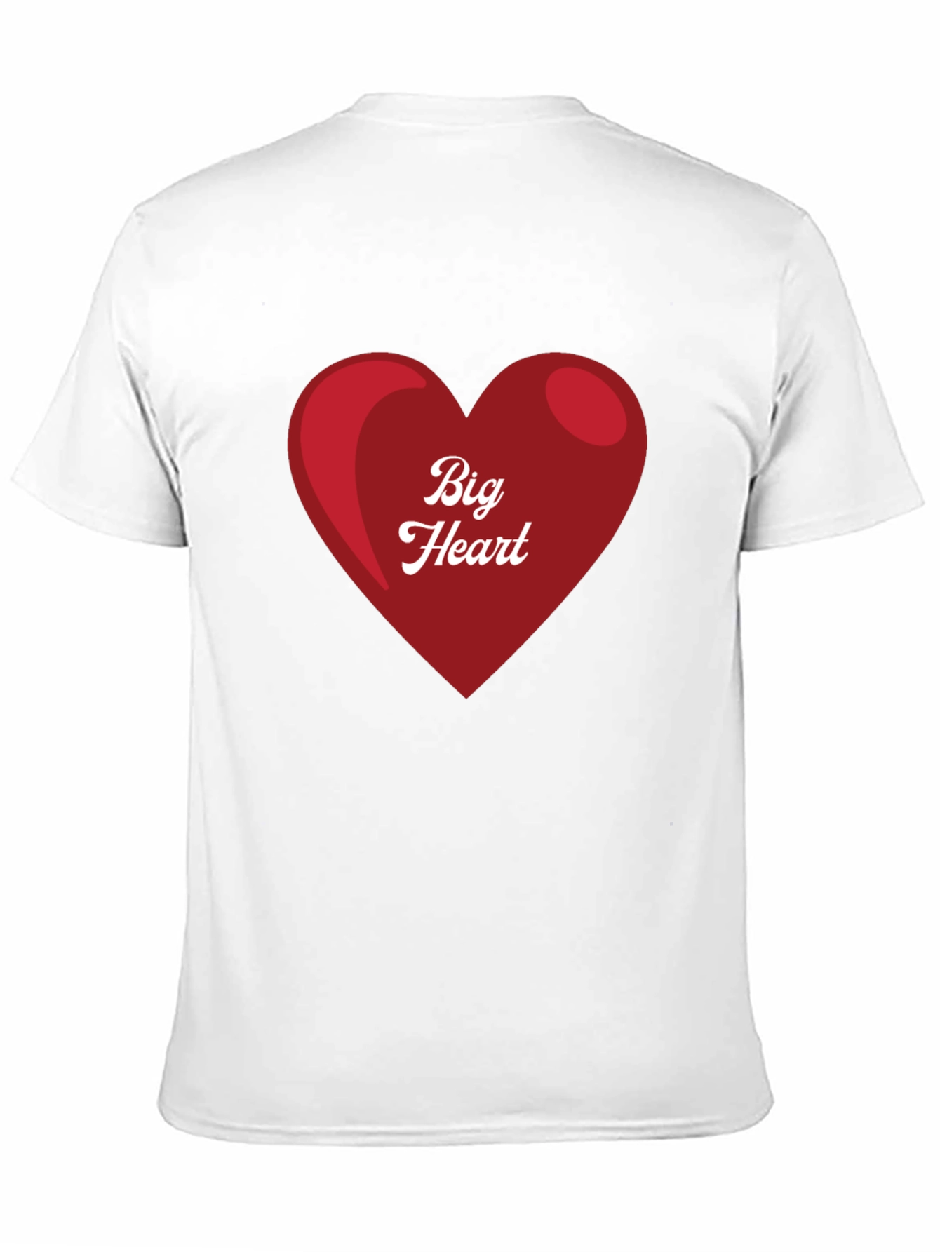 Big Heart Graphic Tee - Stylish Black T-Shirt
