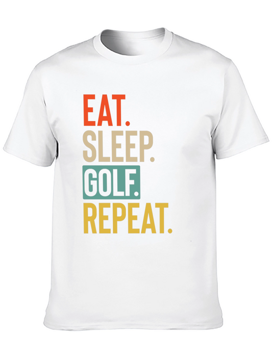 Eat Sleep Golf Repeat T-Shirt - Golfing Passion