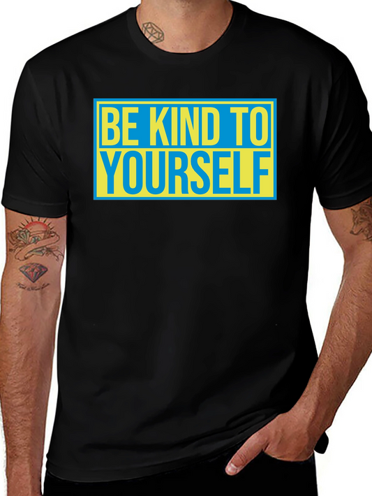 Be Kind To Yourself Graphic Tee - Black