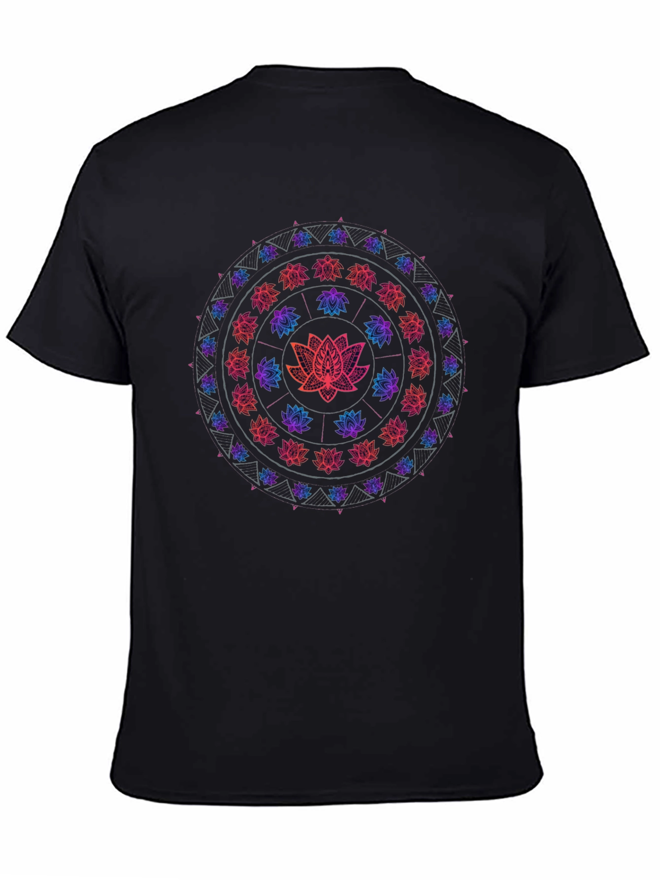 Lotus Mandala Graphic Print Tee