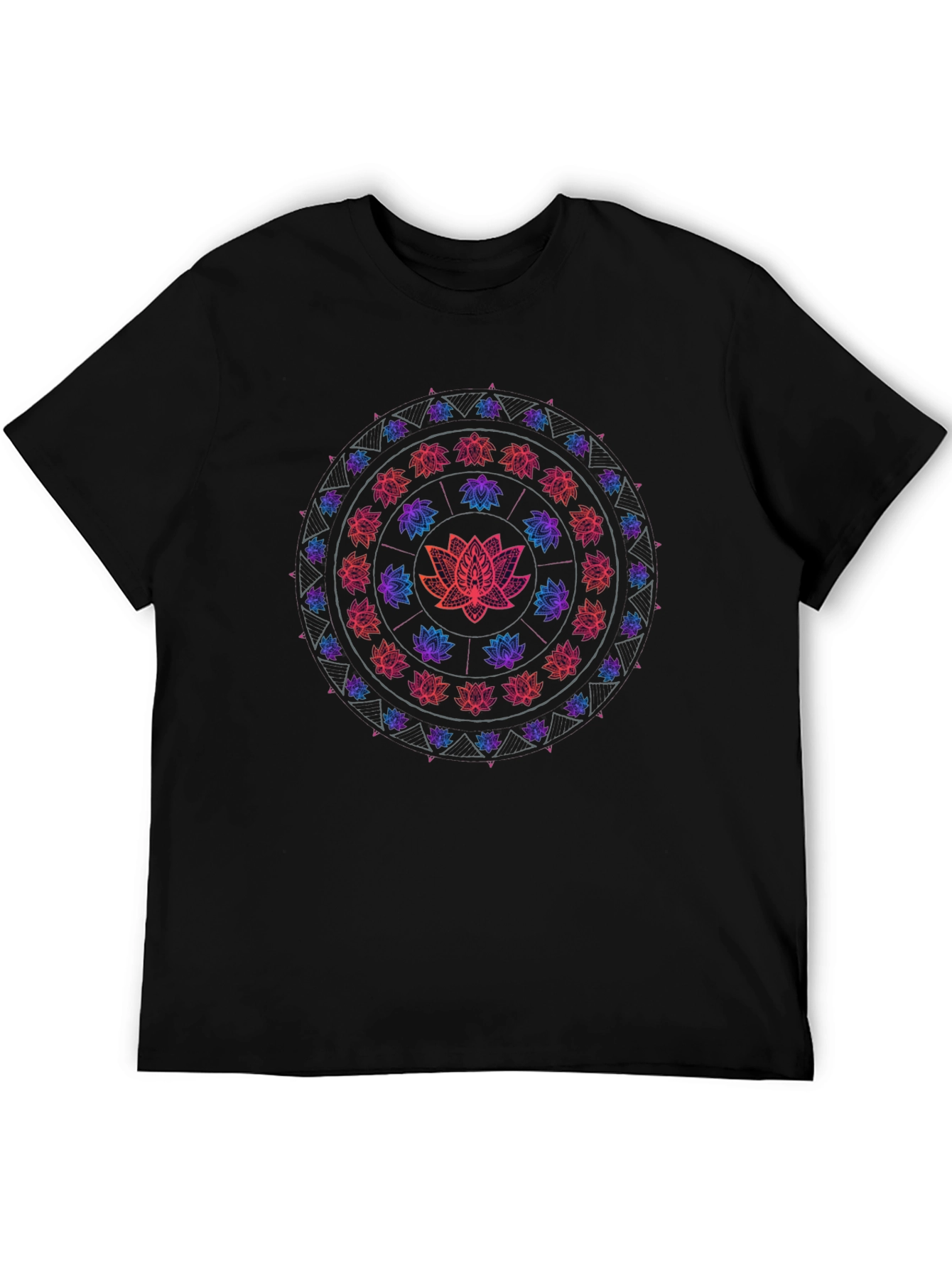 Lotus Mandala Graphic Print Tee