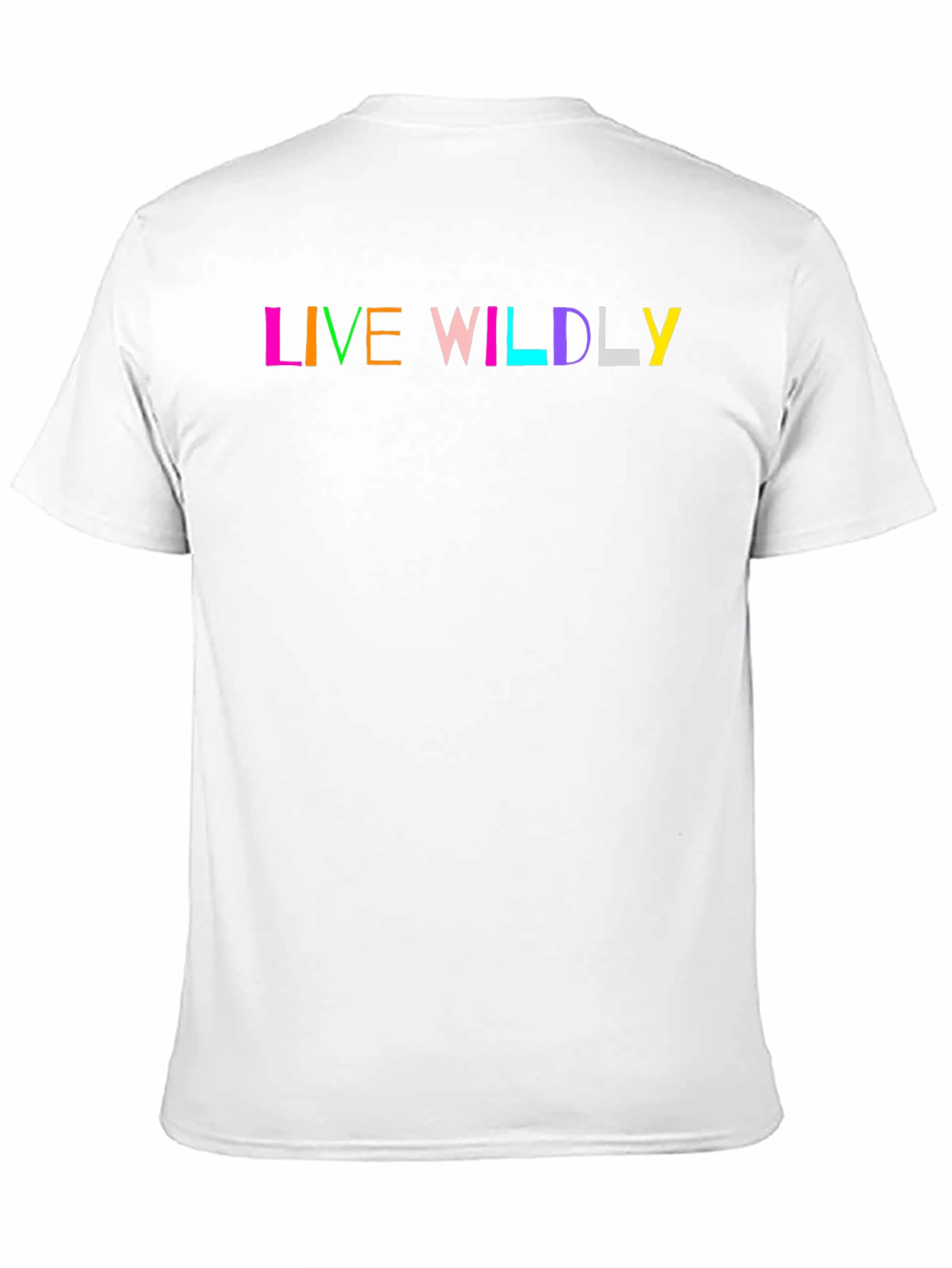 Live Wildly Graphic Black T-Shirt