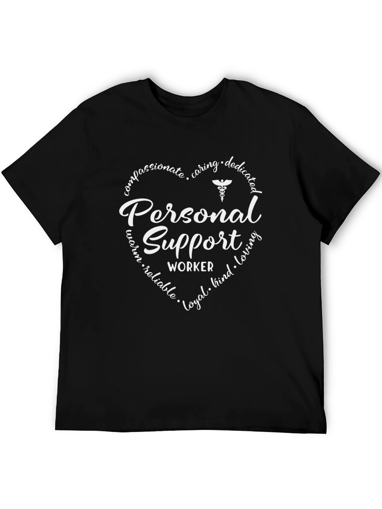 Personal Support Worker Heart T-Shirt
