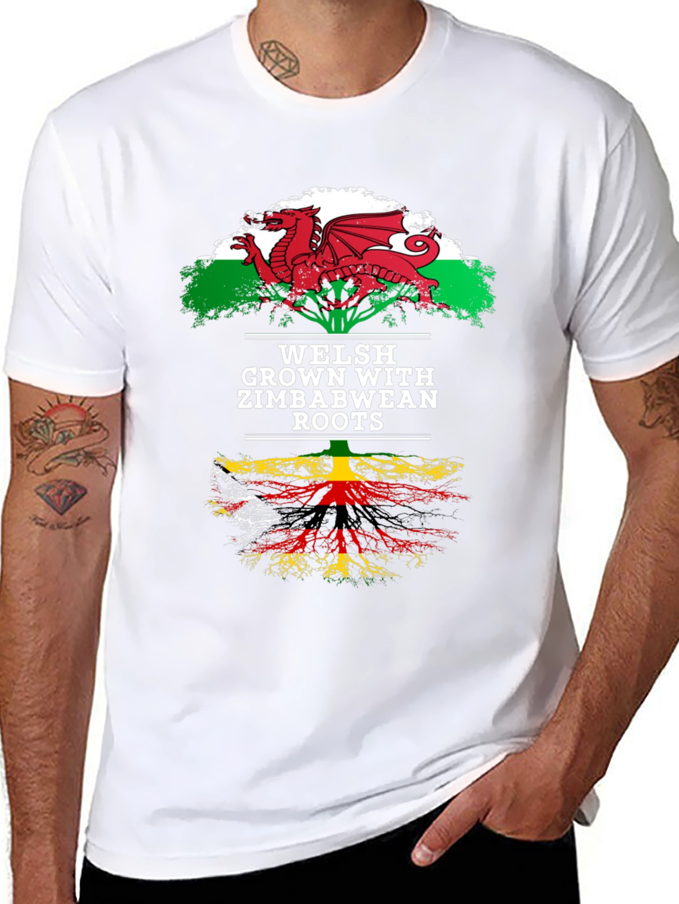 Welsh Grown Zimbabwean Roots T-Shirt
