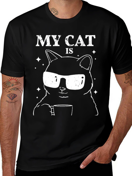 My Cat Is Awesome Graphic T-Shirt