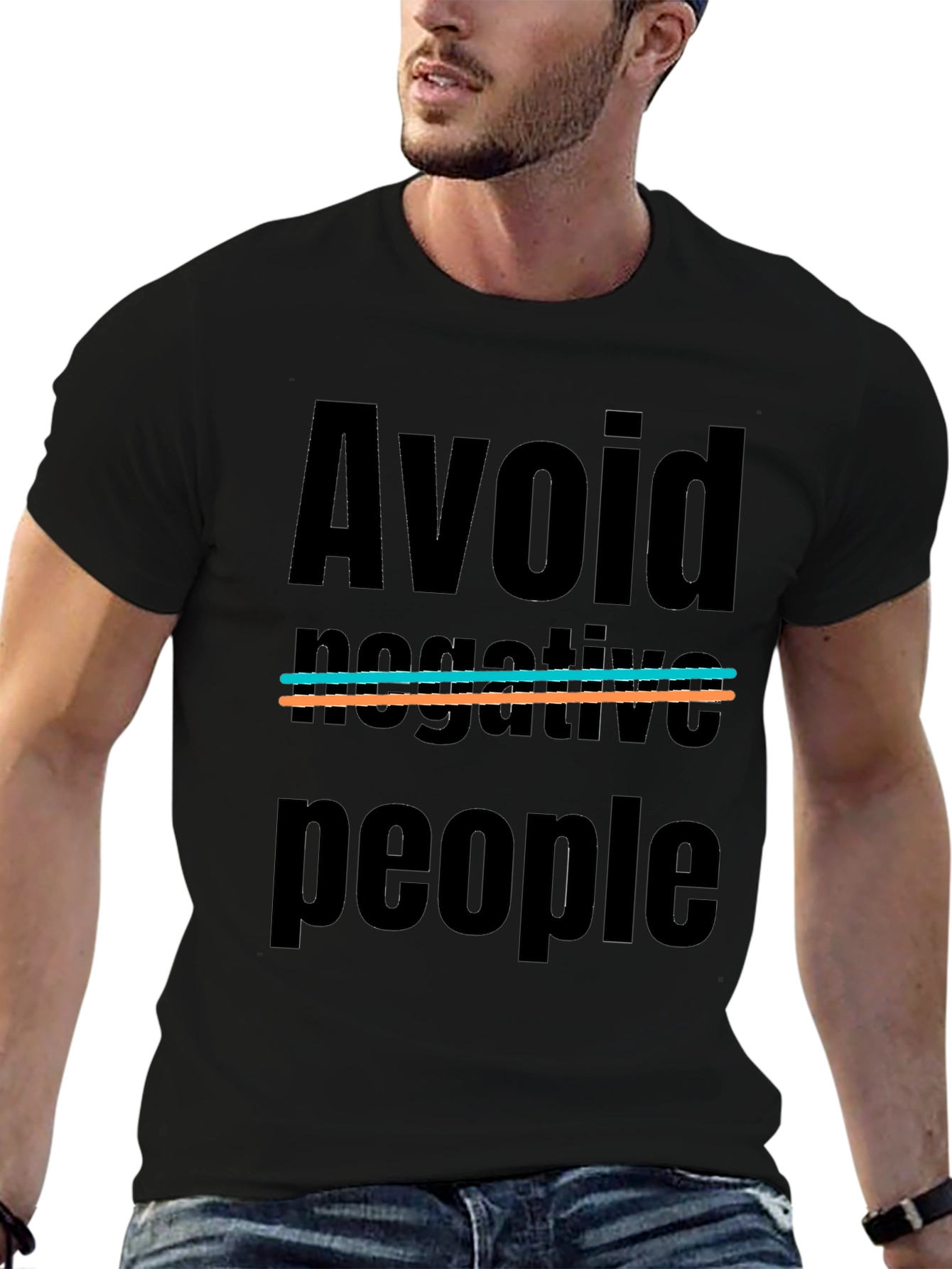 Avoid Negative People Graphic Tee