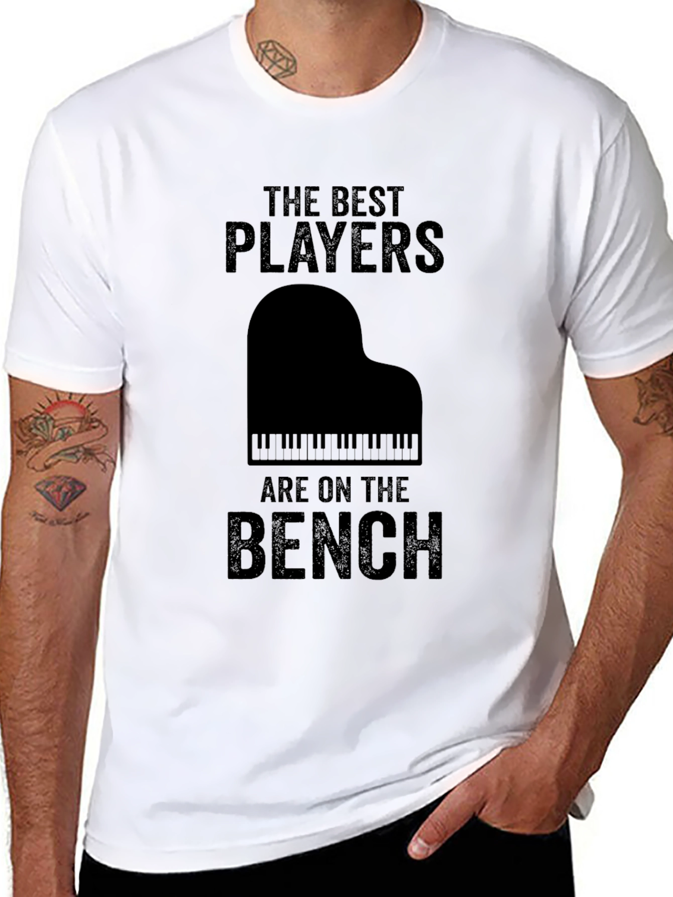 The Best Players Piano T-Shirt