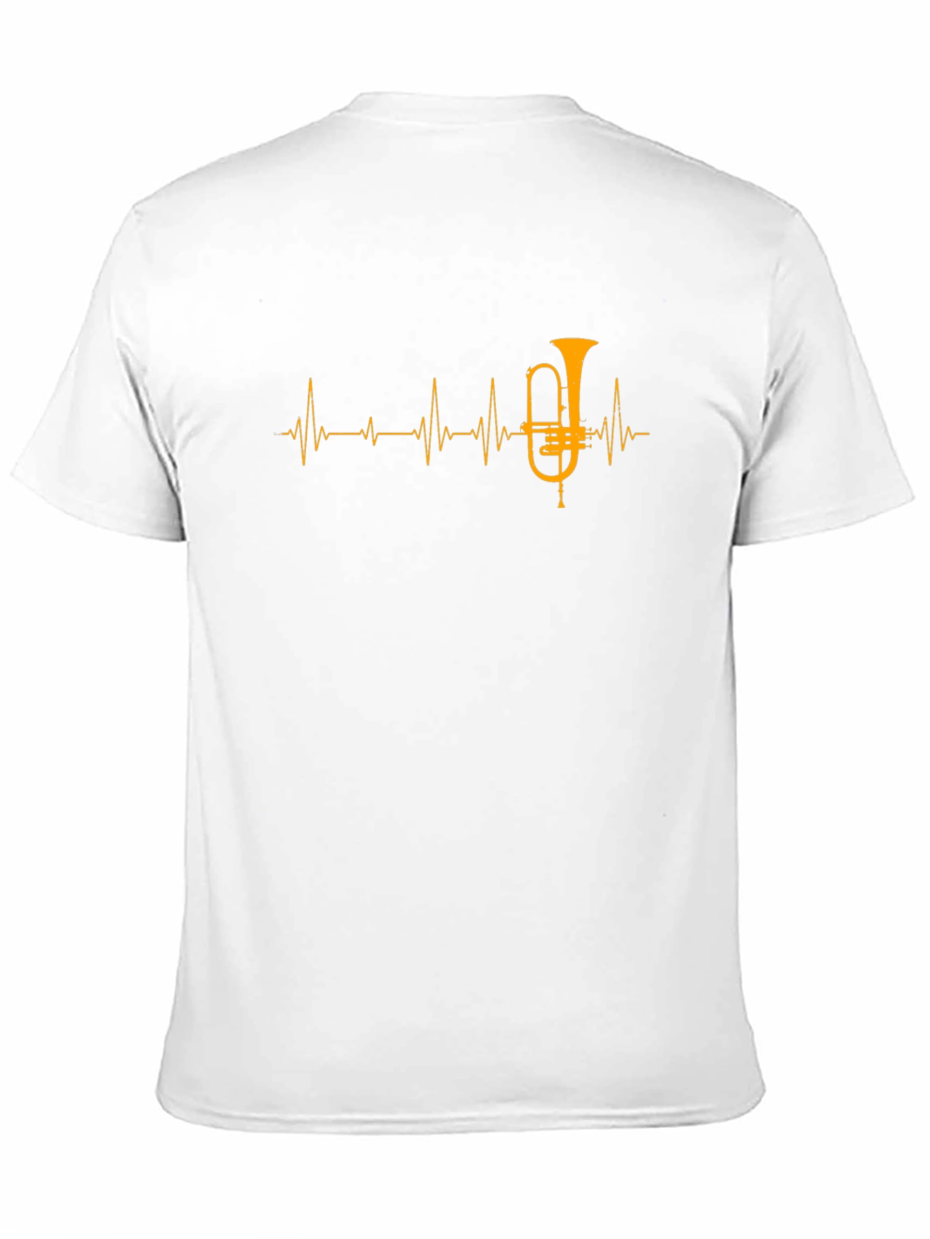 Tuba Heartbeat T-Shirt - Musician Gift