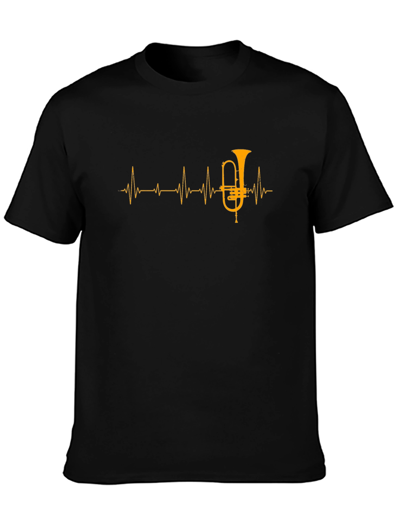 Tuba Heartbeat T-Shirt - Musician Gift
