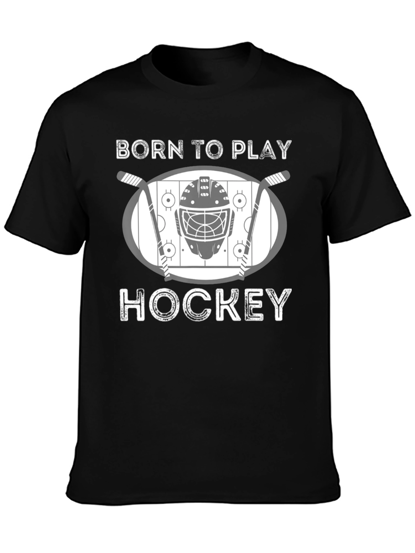 Born to Play Hockey Graphic T-Shirt