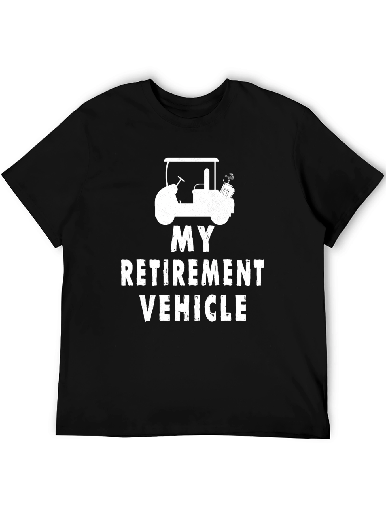 Retirement Vehicle Golf Cart Graphic Tee