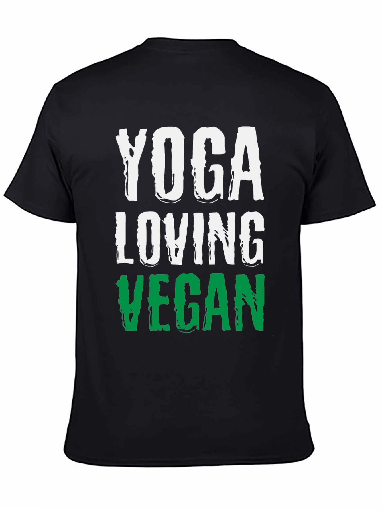Yoga Loving Vegan Black T-Shirt