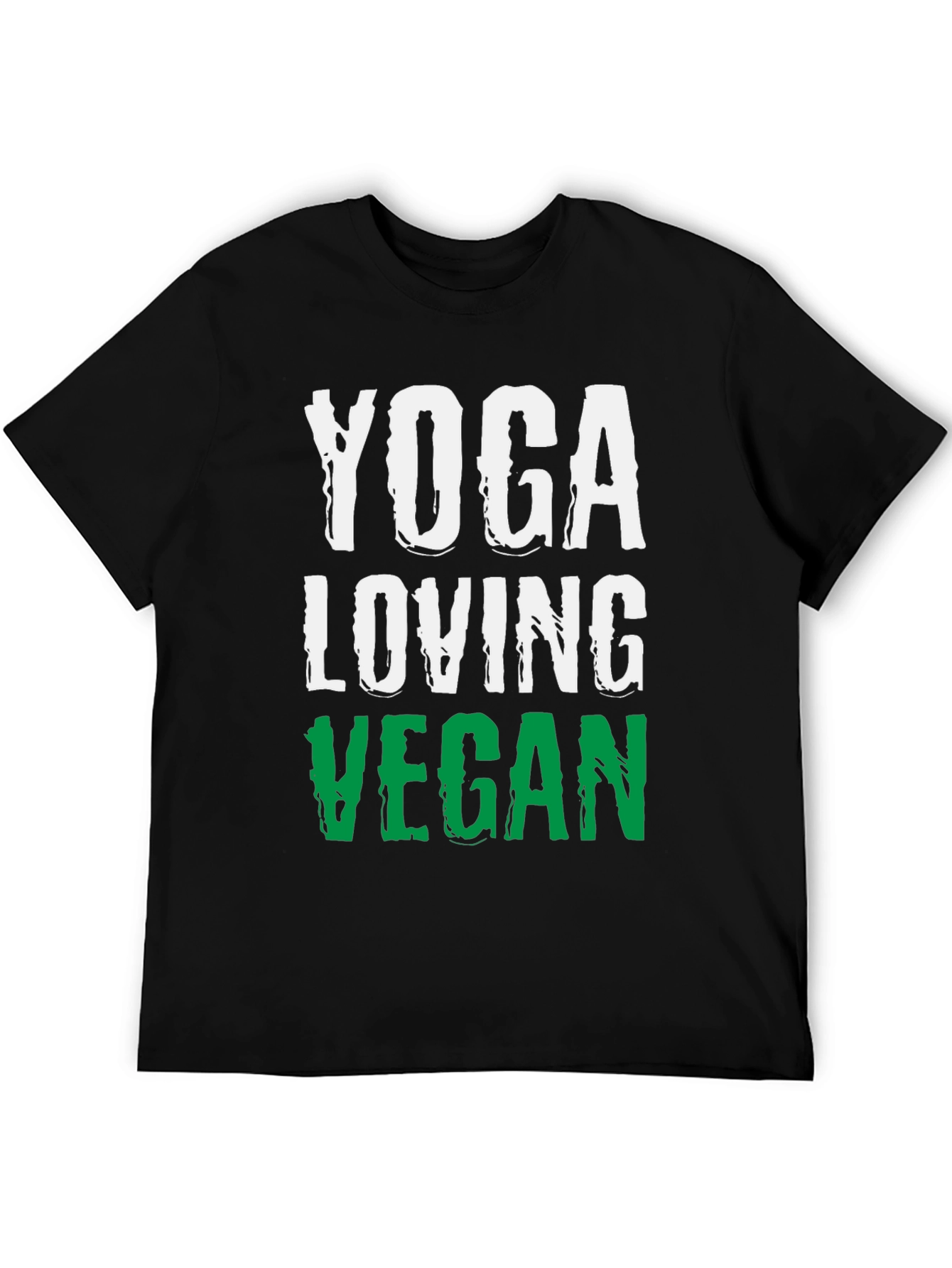 Yoga Loving Vegan Black T-Shirt