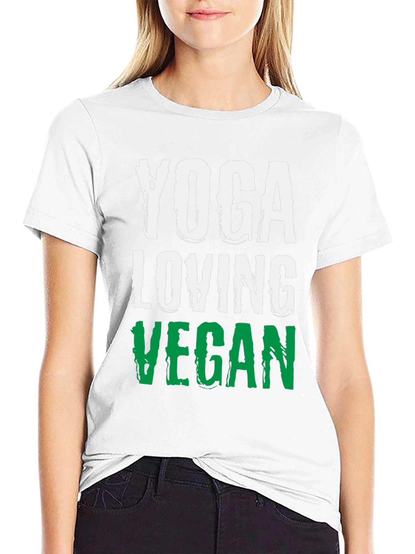 Yoga Loving Vegan Black T-Shirt