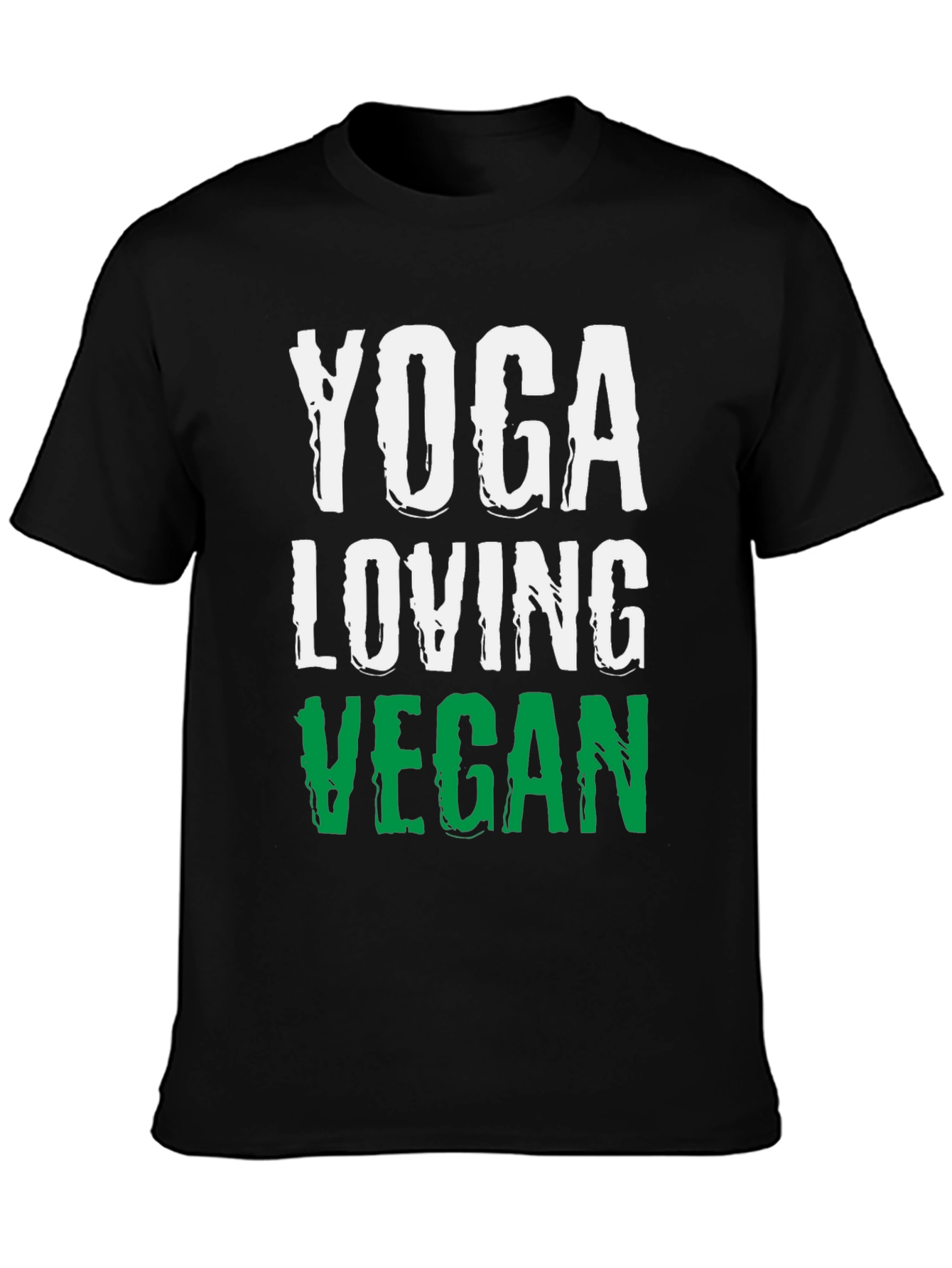 Yoga Loving Vegan Black T-Shirt