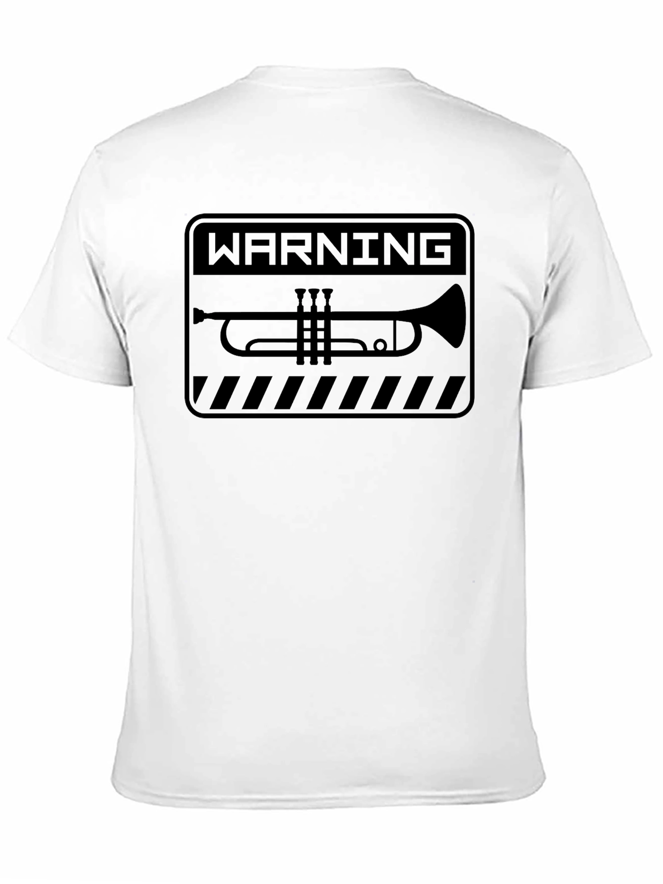 Warning Trumpet Black T-Shirt