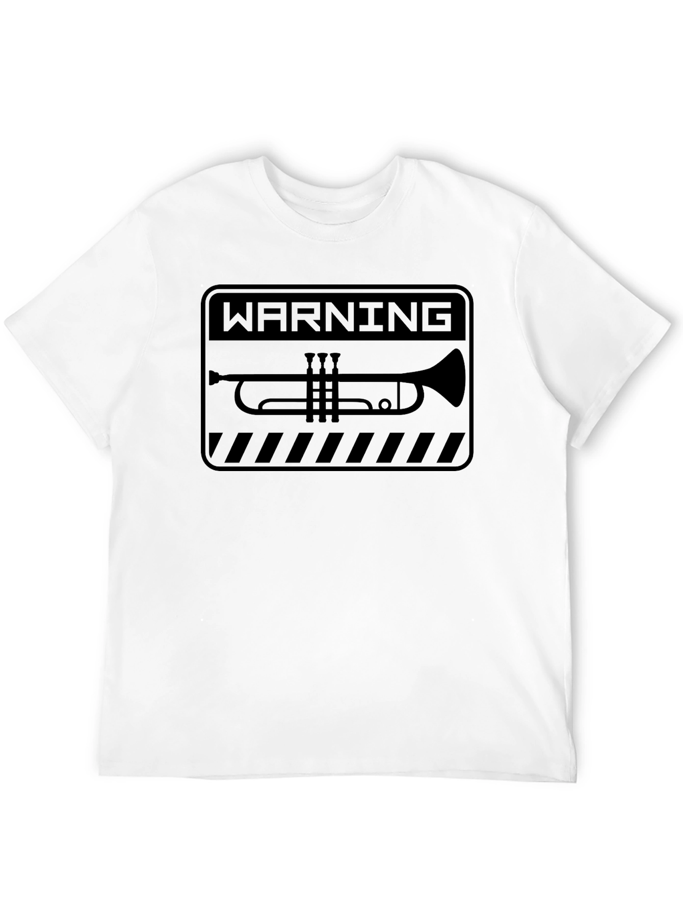 Warning Trumpet Black T-Shirt