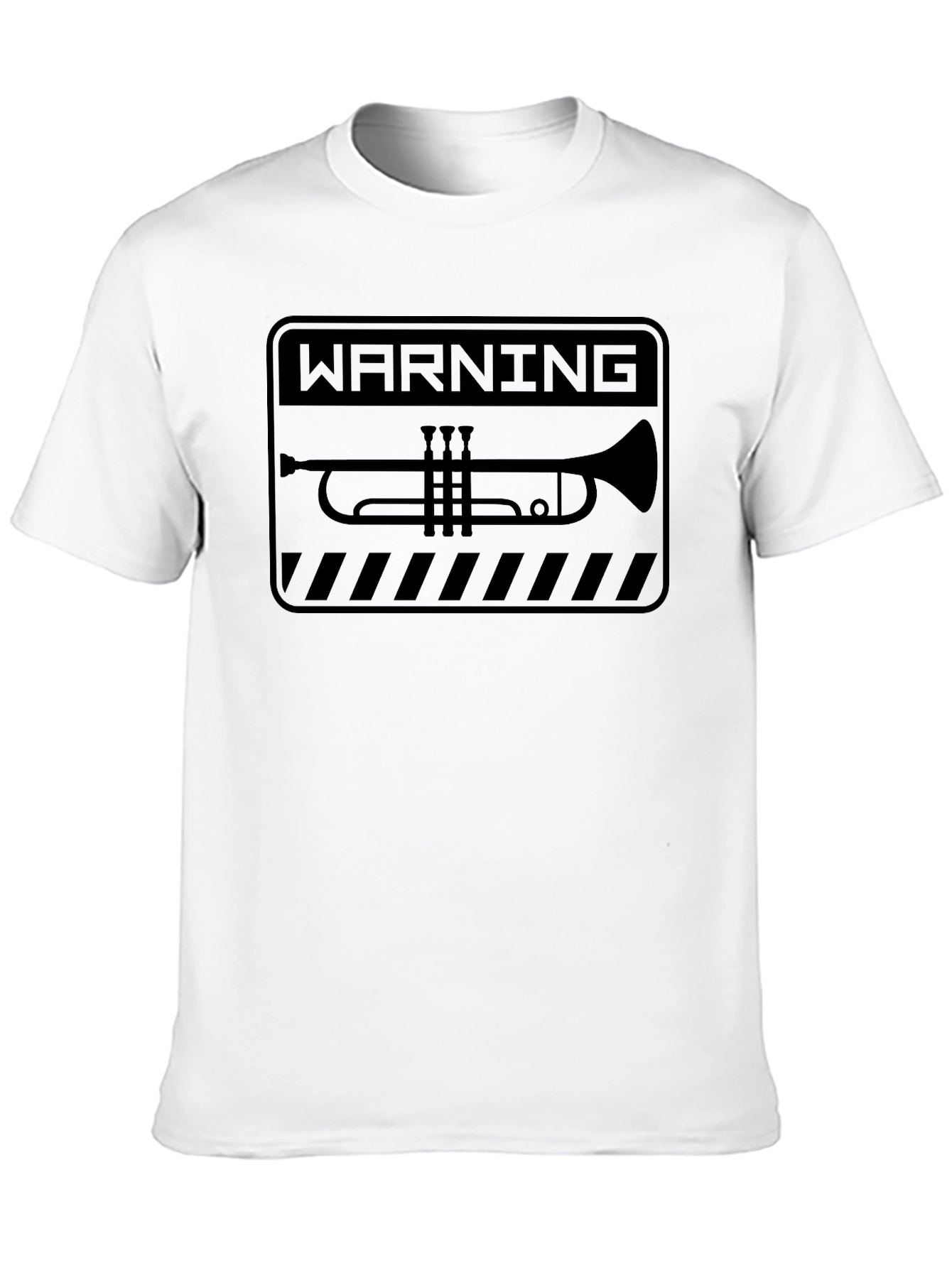 Warning Trumpet Black T-Shirt
