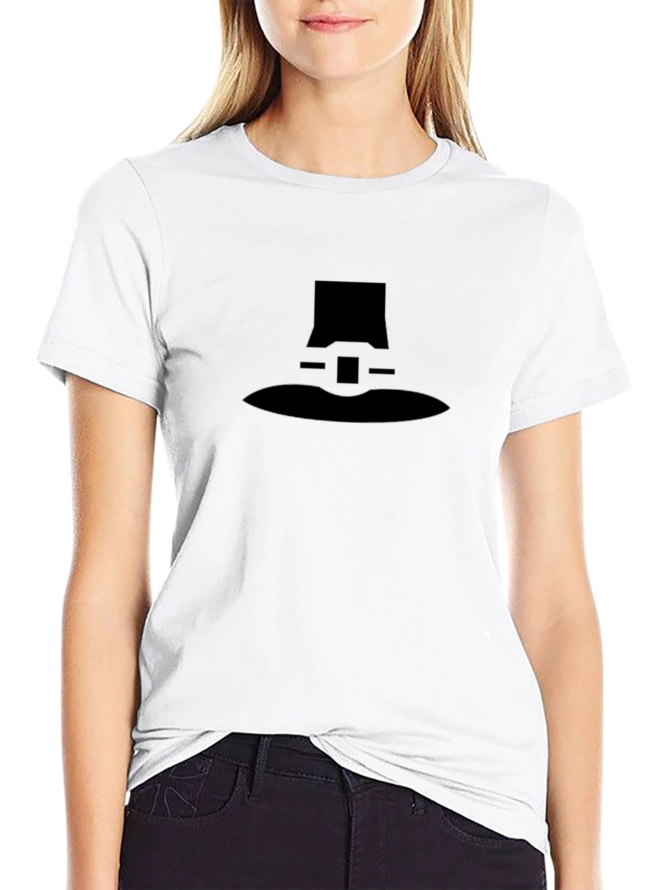 Pilgrim Hat Graphic Tee - Black Thanksgiving T-Shirt