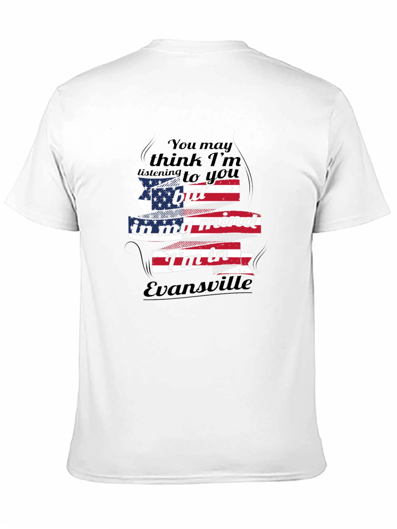 Evansville Mind USA Flag T-Shirt