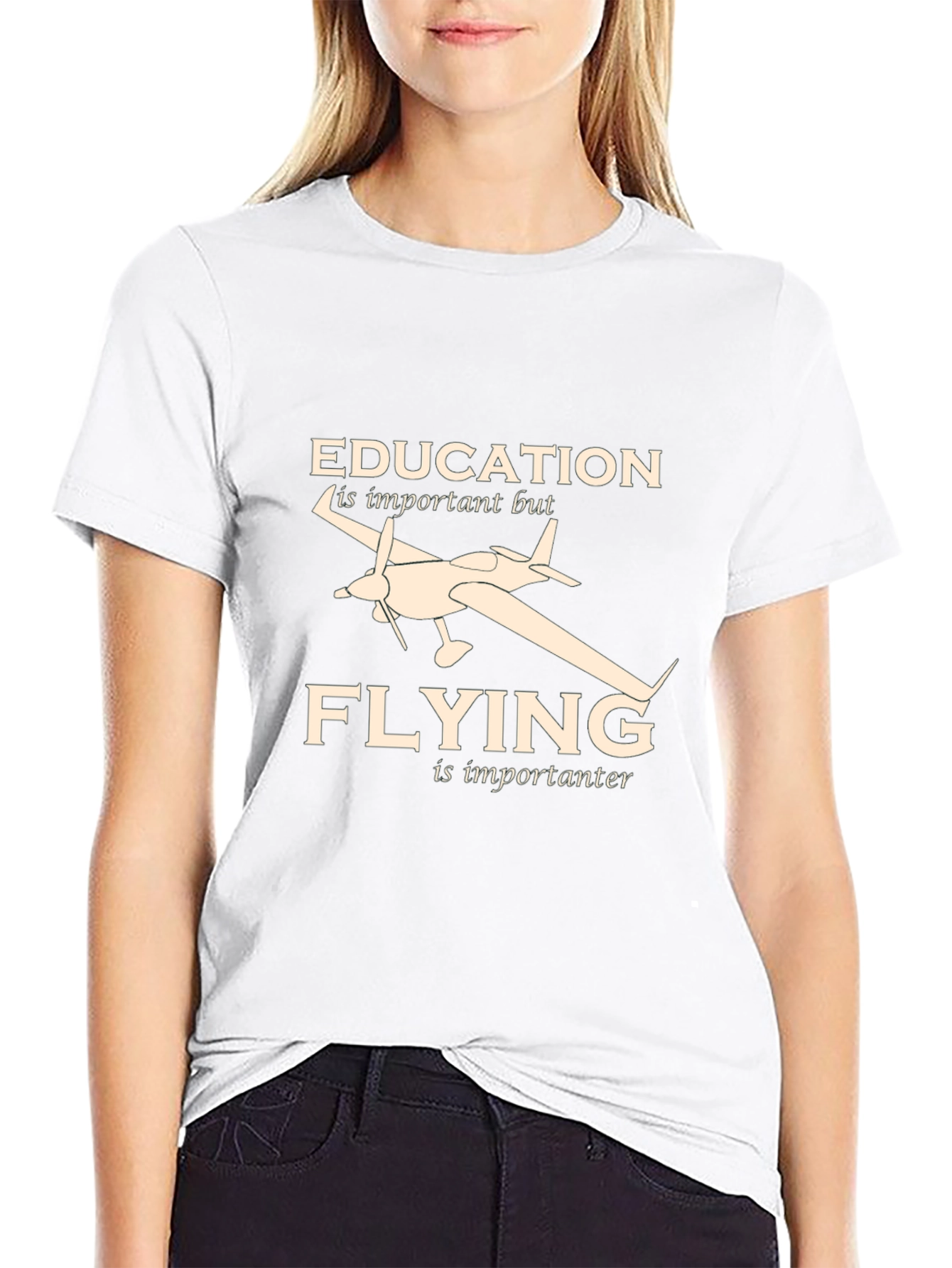 Education Flying T-Shirt: Pilot Gift