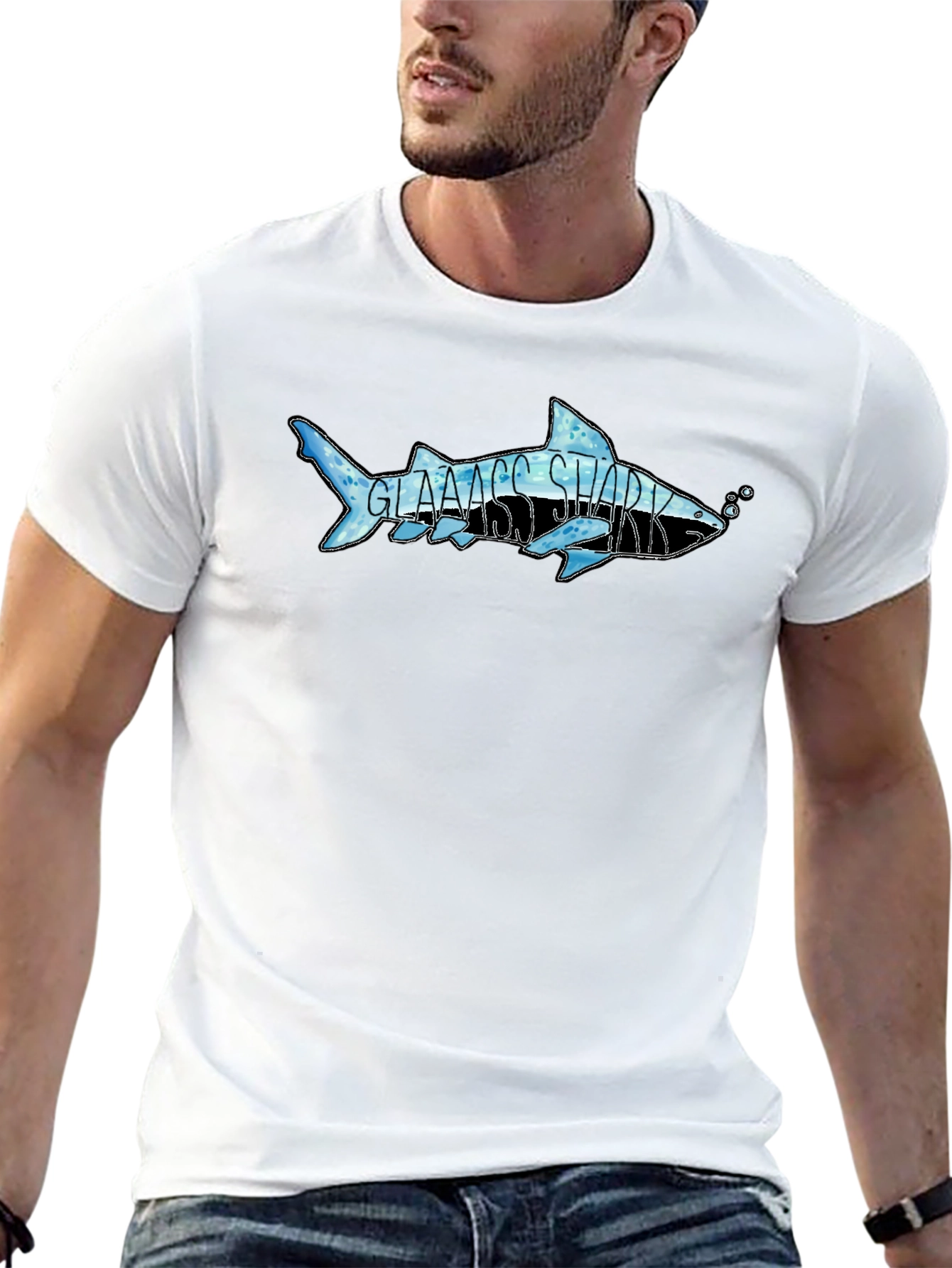 Glass Shark Graphic T-Shirt